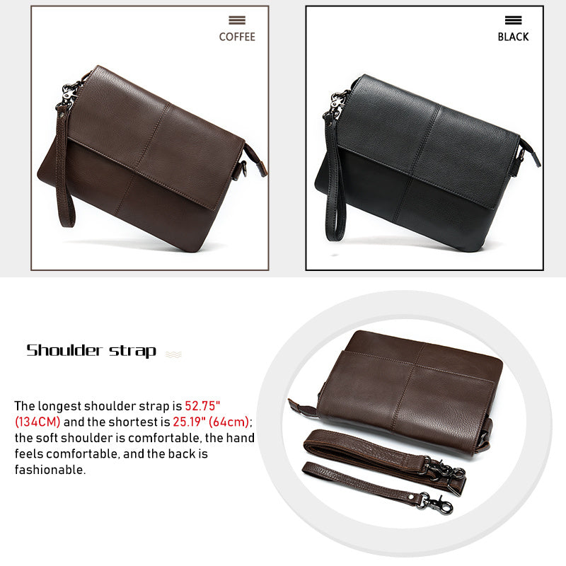 New business leather men's bag