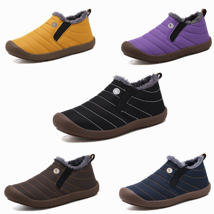 Old Man Shoes Plus Cotton Padded Short Boots Cotton Shoes Men&