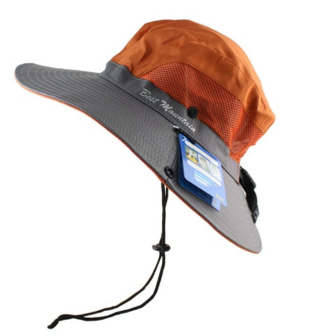 Hat Sun Hat Male Outdoor Summer Sunscreen Cover Face Sun Hat Male Summer Hat Mountaineering Hat