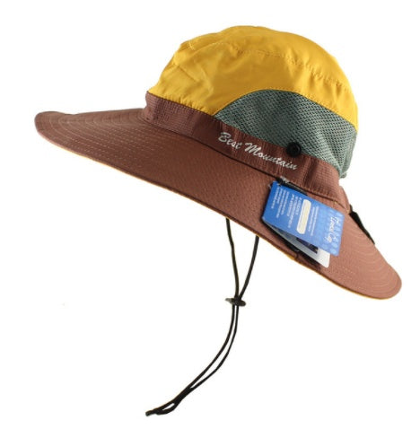 Hat Sun Hat Male Outdoor Summer Sunscreen Cover Face Sun Hat Male Summer Hat Mountaineering Hat