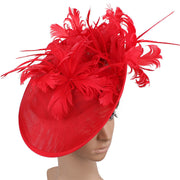 Horse Racing Festival Fashion High-End Top Hat Hair Accessories Aristocratic Ladies Feather Hat Hair Accessories Hairpin