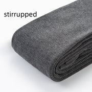 Fleece-lined Thick Cotton Vertical Stripes Belly Support Adjustable Pantyhose