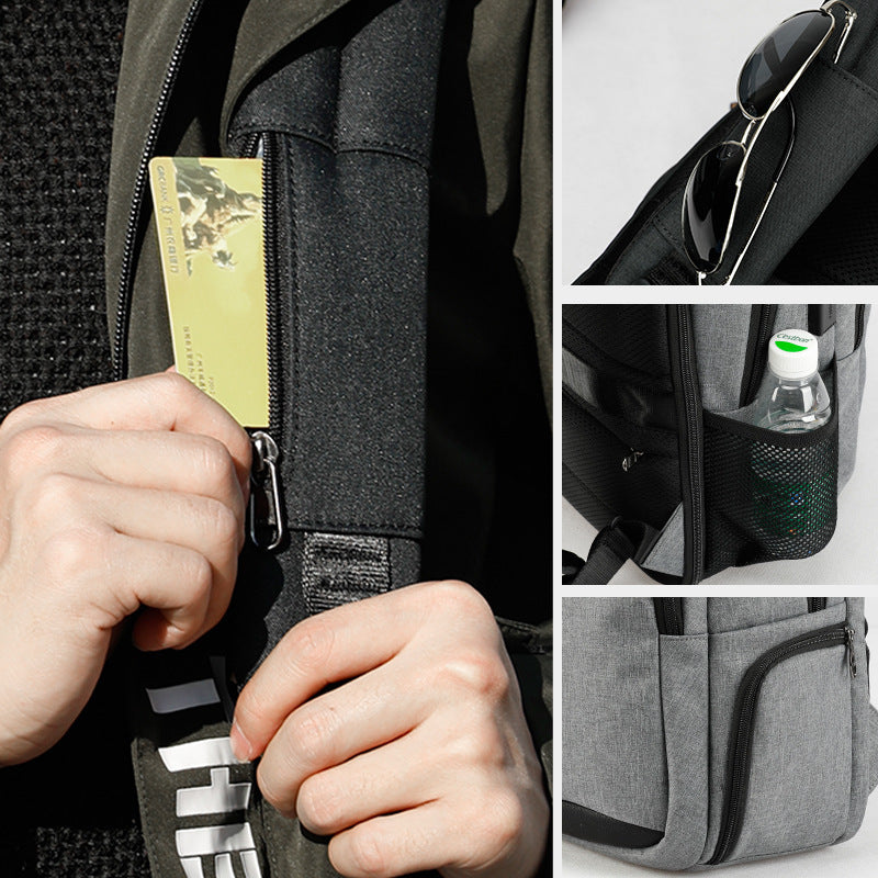 15.6-inch Shockproof Computer Backpack Travel Student Schoolbag