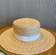 Woven Raffia Straw Hat Female Sunscreen Sunshade