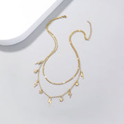 Stars, Thunder, little pendants, multi-layered necklaces