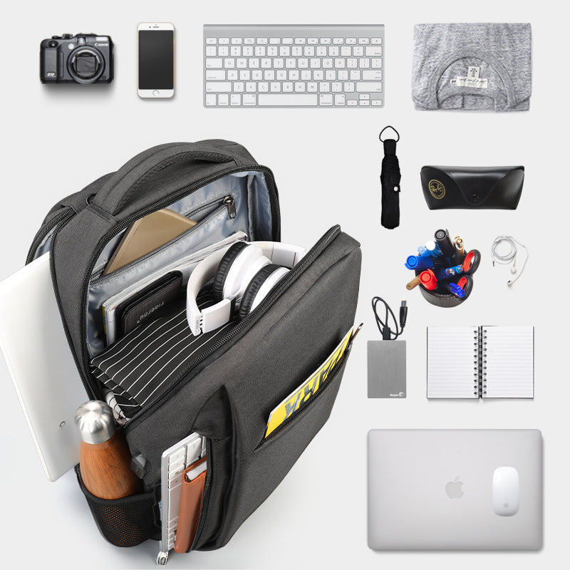 15.6-inch Shockproof Computer Backpack Travel Student Schoolbag