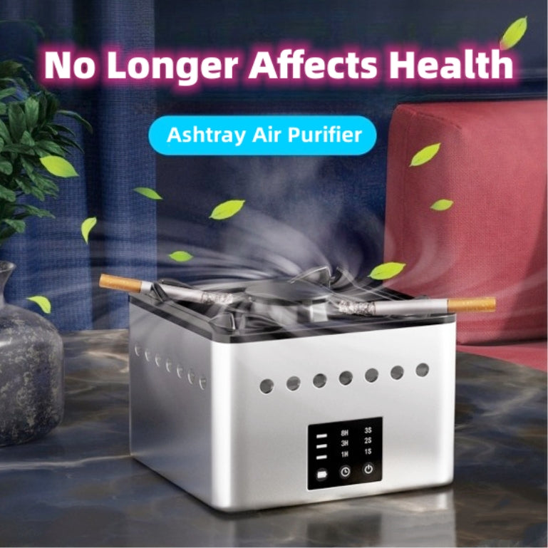 Mini Ashtray Air Purifier Multi Function Home Desktop Negative Ion Purifier Fresh Air From Remove Odor Smoking Accessories - Z3 Limited