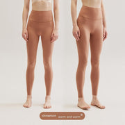 Thermal Pants Johns Elastic Slim-fit Fleece-lined Seamless Long Johns Leggings