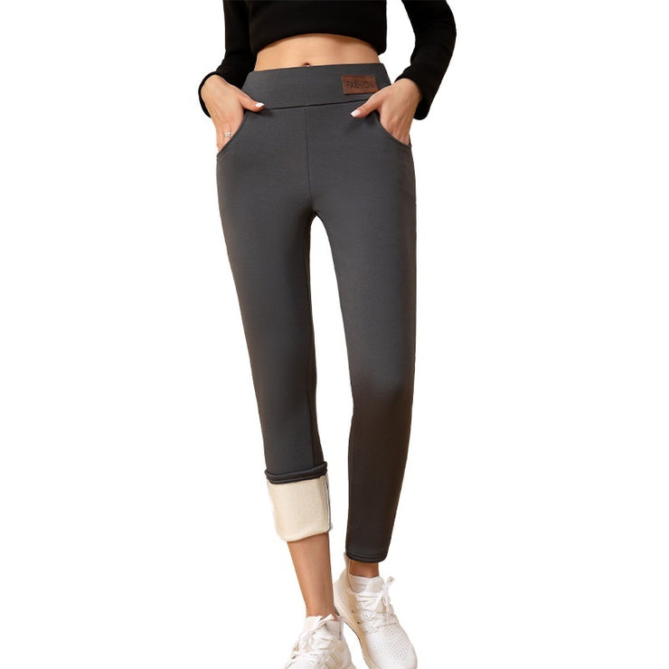 Plus Size Fleece-lined Thicker Cashmere Leggings