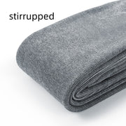 Fleece-lined Thick Cotton Vertical Stripes Belly Support Adjustable Pantyhose