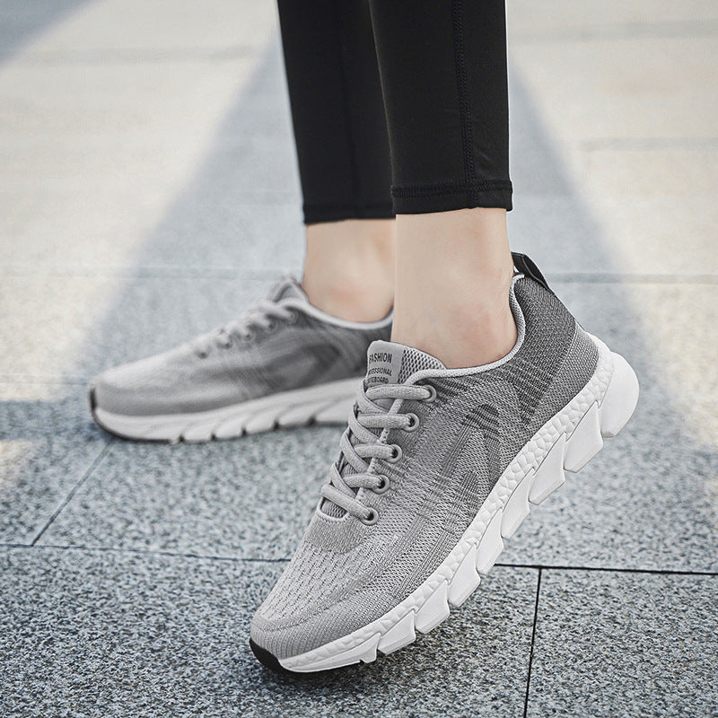 Plus Size Breathable Light Soft Bottom Female Mesh Casual Sneaker