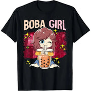 Boba Girl Anime Tee
